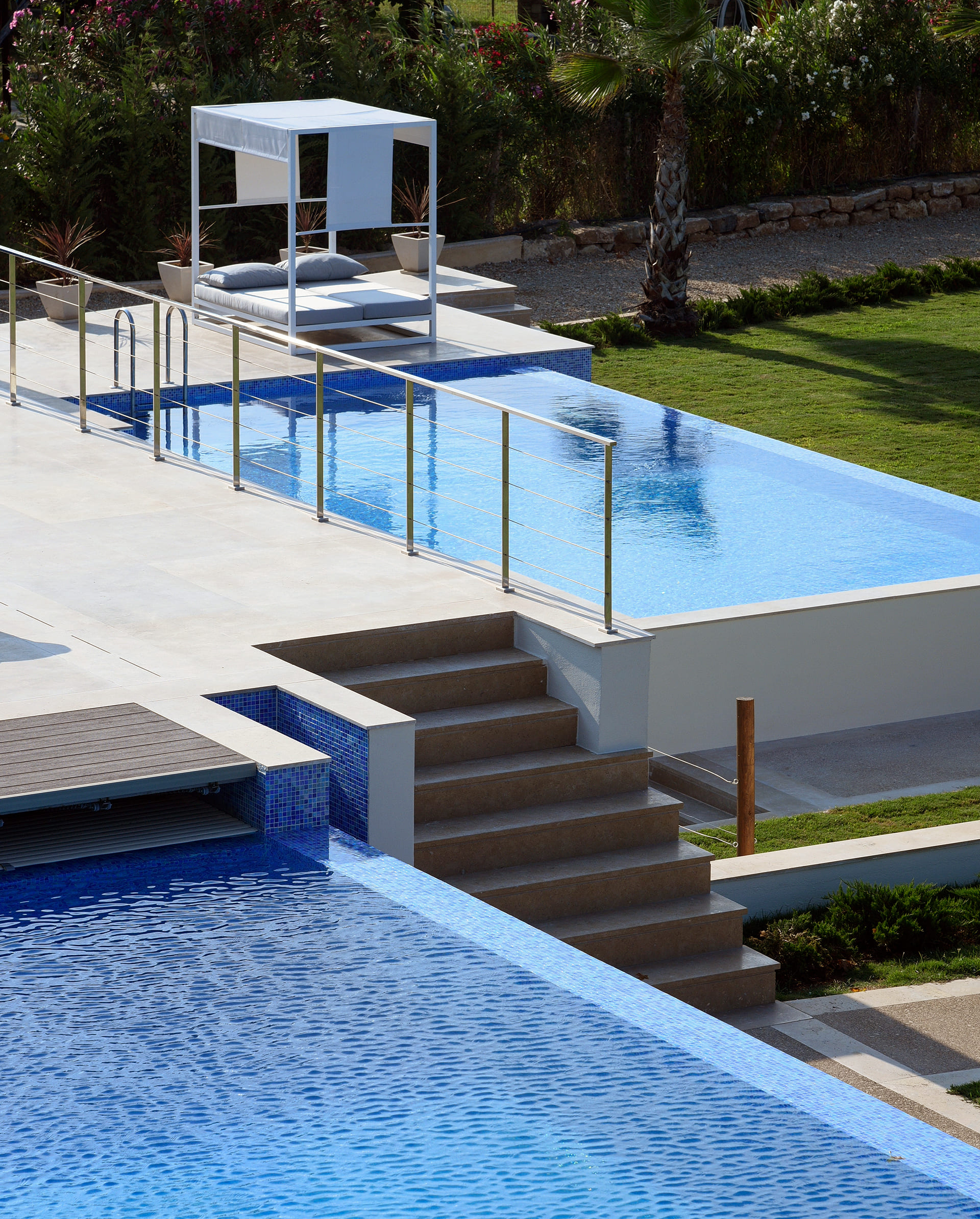 Villa Natalia-The two swimming pools